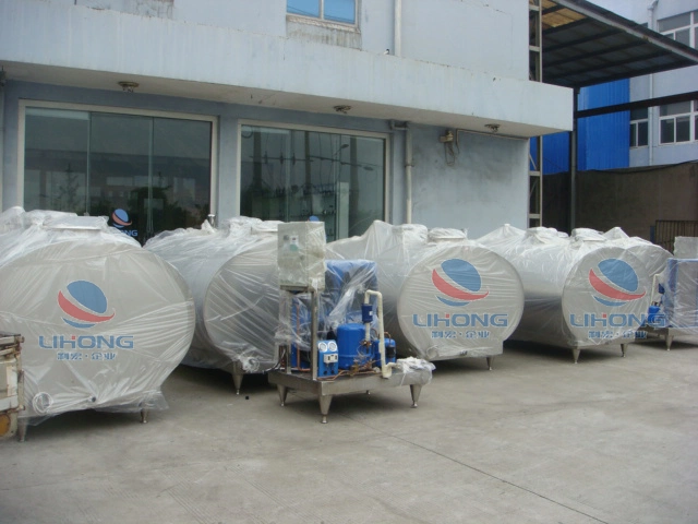 Direct Cooling Stainless Steel Sanitary Cooling Tank for Milk, Juice, etc