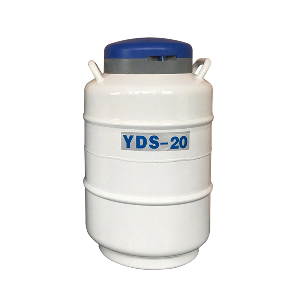 Yds-10 Yds-20 Liquid Nitrogen Tank with Canisters Tank for Cryogenic Storage Biological Materials